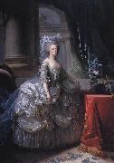 elisabeth vigee-lebrun Marie Antoinette of Austria, Queen of France Spain oil painting artist